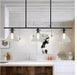 Kennet Tri-headed Glass Funnel Hang Lamps - DWHOME