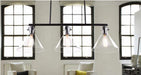 Kennet Tri-headed Glass Funnel Hang Lamps - DWHOME