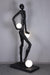 Kicking Ball Sculpture Character Floor Lamp-DWHOME