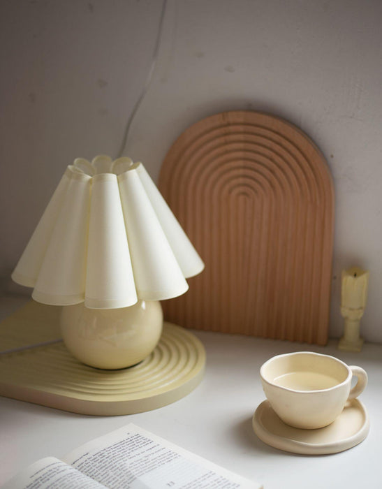 Kicsi Knife Pleat Table Lamp - DWHOME