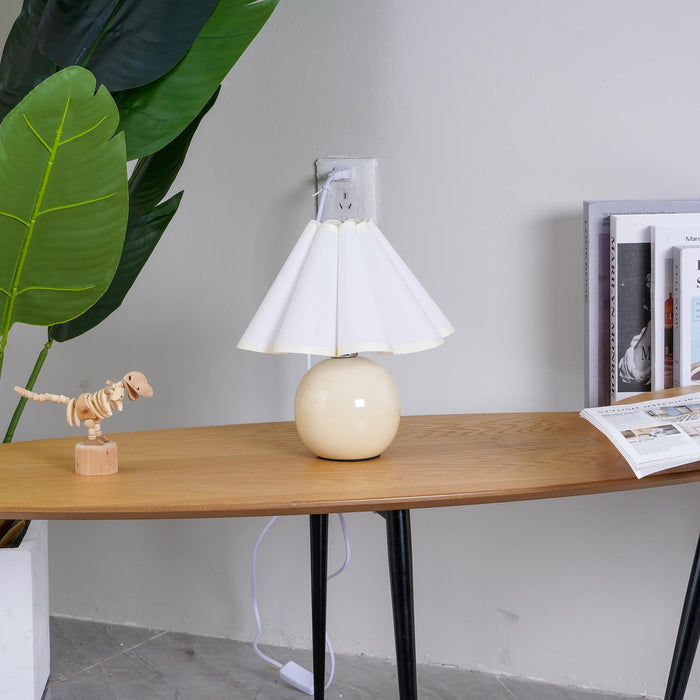 Kicsi Knife Pleat Table Lamp - DWHOME