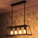 Kjell Glass Case Quadriplet Hanging Lamp.