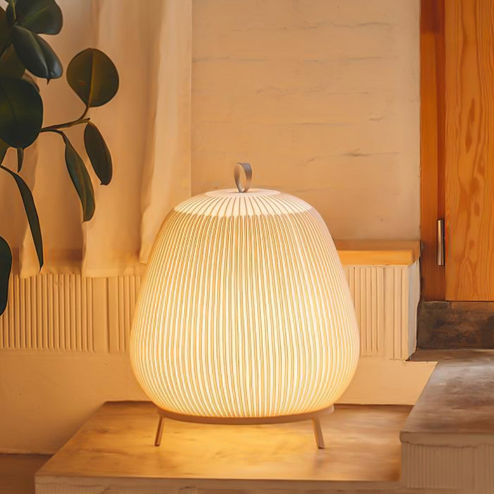 Lantern Knit Table Lamp.