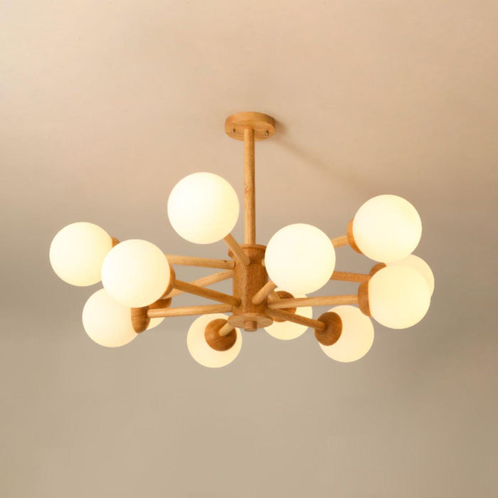 Kozan Wooden Chandelier.