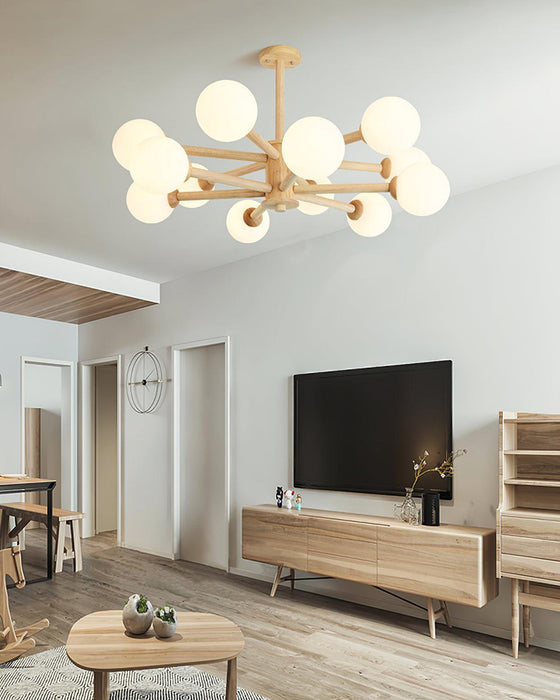 Kozan Wooden Chandelier - DWHOME