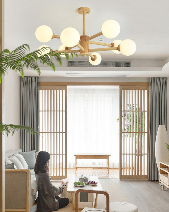 Kozan Wooden Chandelier - DWHOME