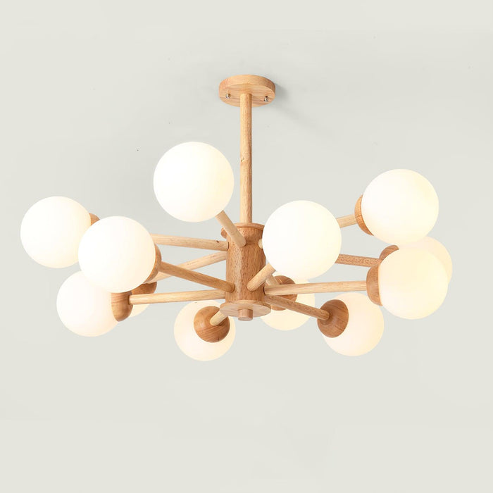 Kozan Wooden Chandelier - Vakkerlight