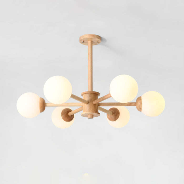 Kozan Wooden Chandelier.