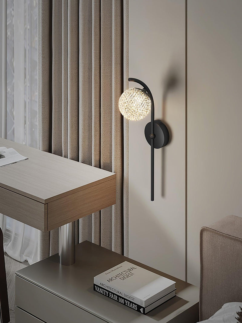 Ksovv Crystal Wall Lamp-DWHOME