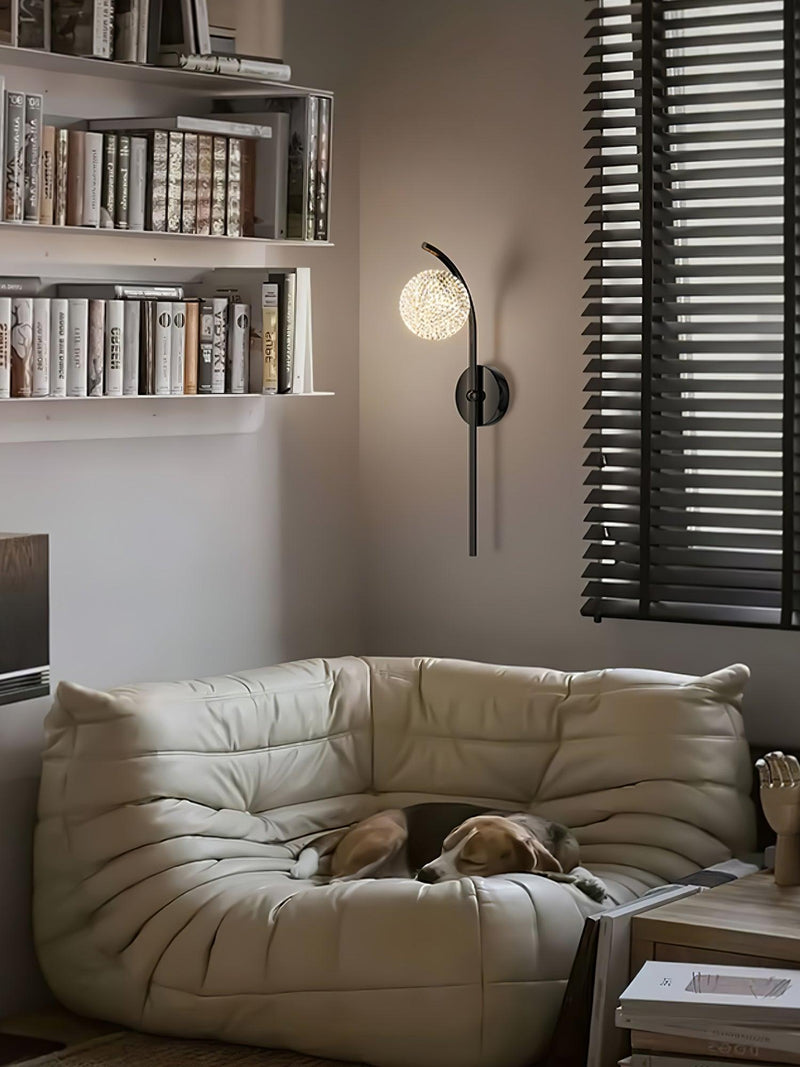 Ksovv Crystal Wall Lamp-DWHOME