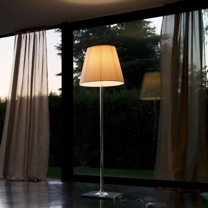 Chrome Prism Floor Lamp.