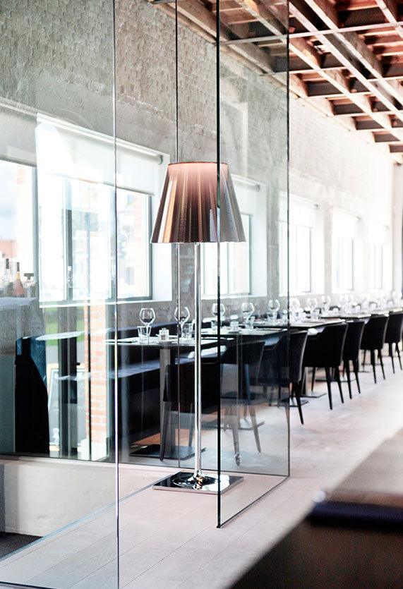 Chrome Prism Floor Lamp-DWHOME