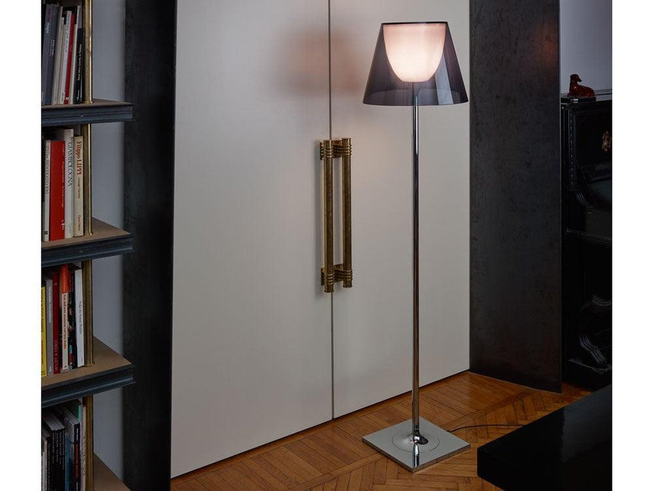 Chrome Prism Floor Lamp.