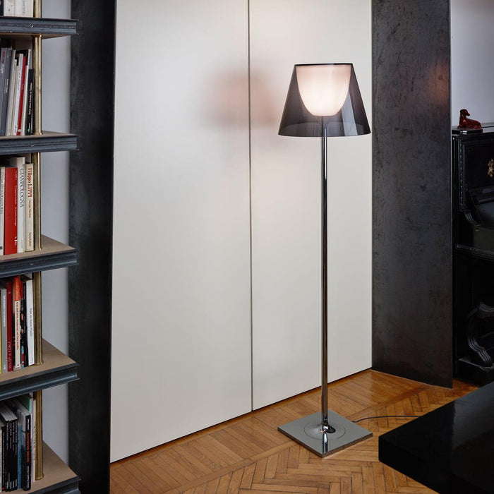 Chrome Prism Floor Lamp.