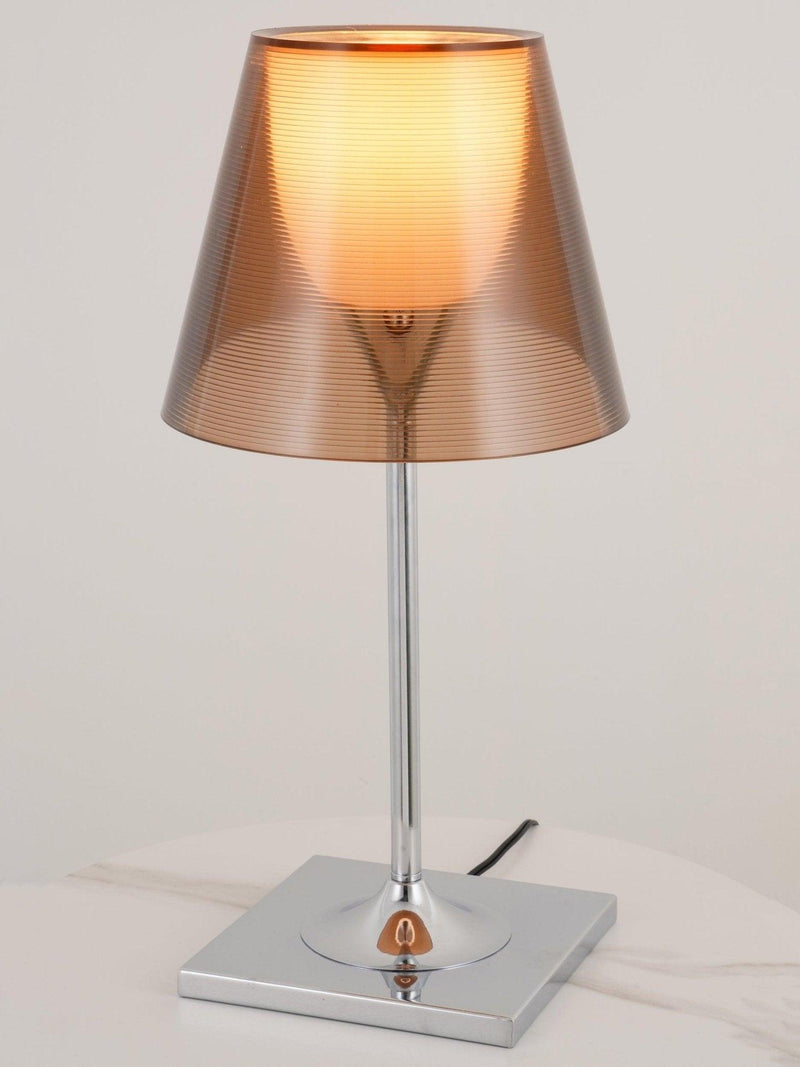 Chrome Prism Table Lamp-DWHOME