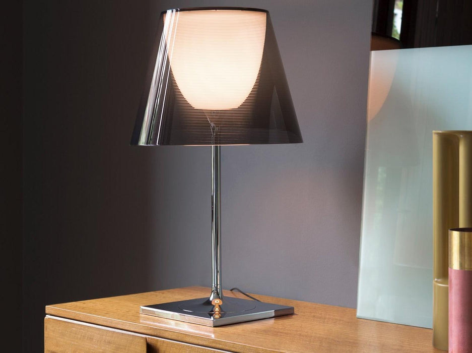 Chrome Prism Table Lamp-DWHOME
