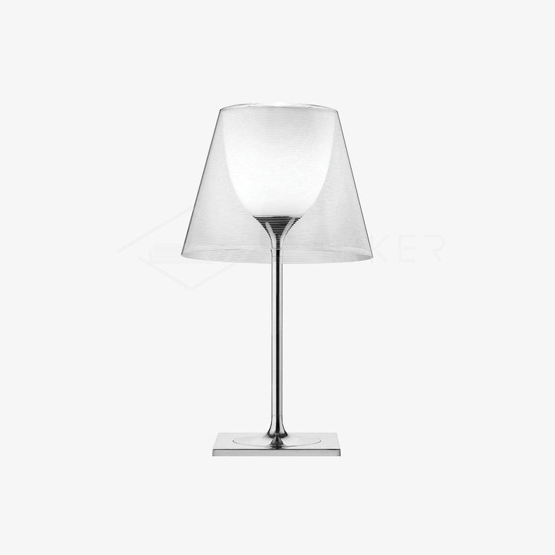 Chrome Prism Table Lamp-DWHOME