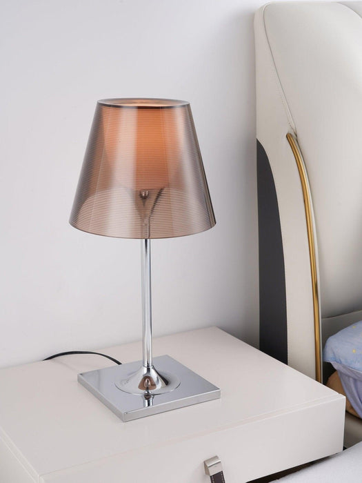 Chrome Prism Table Lamp-DWHOME