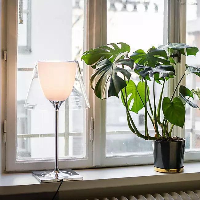 Chrome Prism Table Lamp-DWHOME