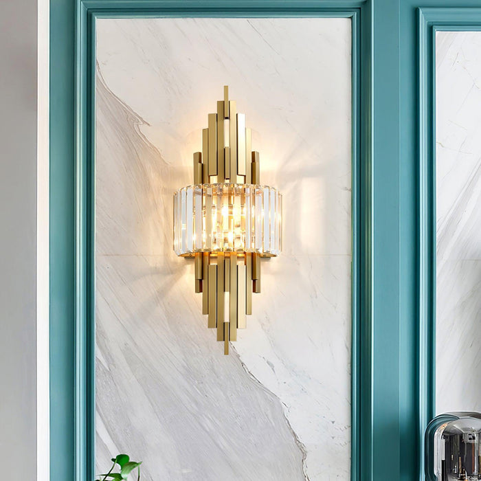 Kubica Crystal Wall Lamp-DWHOME