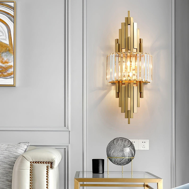 Kubica Crystal Wall Lamp-DWHOME