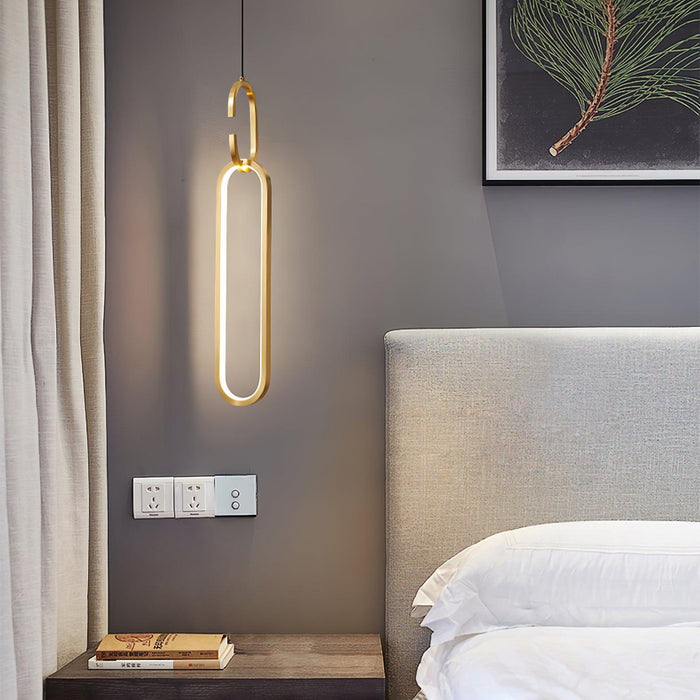 Oval Rings Pendant Light-DWHOME
