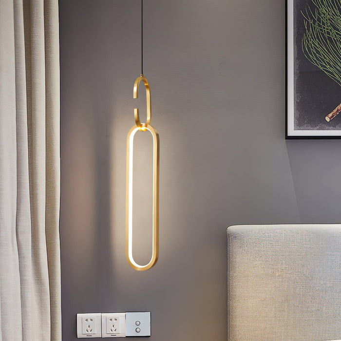 Oval Rings Pendant Light-DWHOME