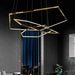 Laguuse Polygonal Large Rings Pendant Lamp.