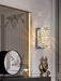 Laminated Crystal Wall Light.