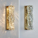 Laminated Crystal Wall Light.