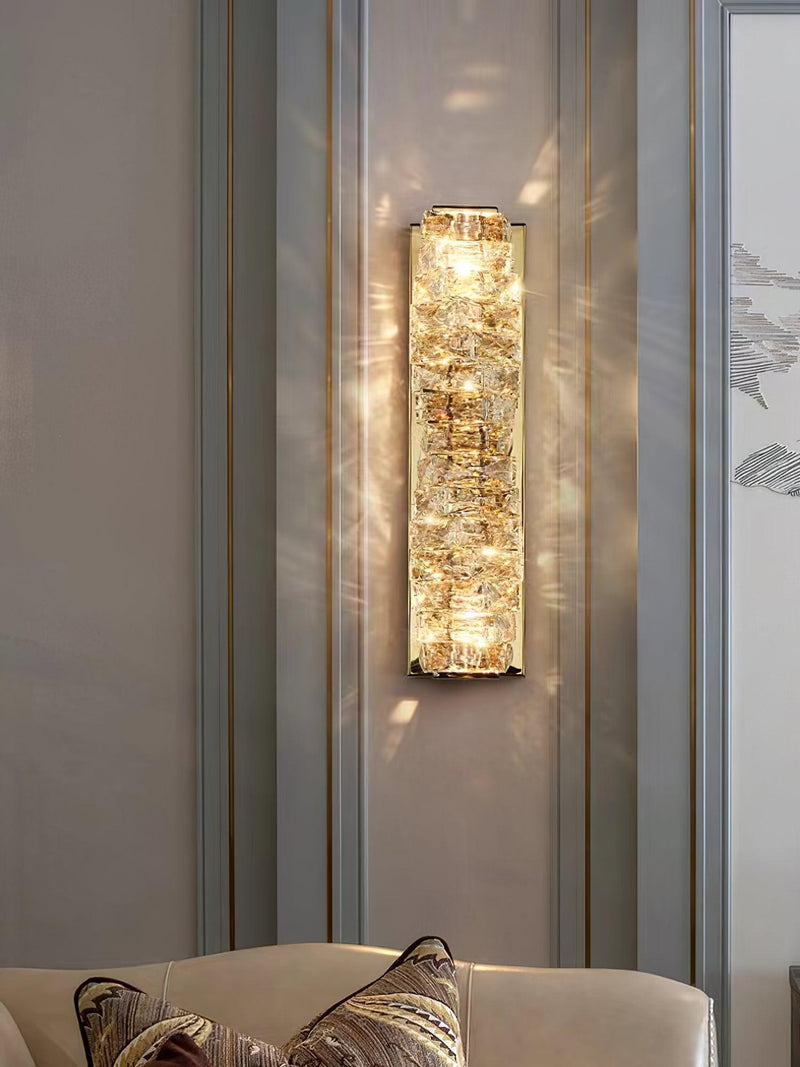 Laminated Crystal Wall Light-DWHOME