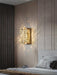 Laminated Crystal Wall Light.