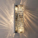 Laminated Crystal Wall Light.