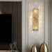 Laminated Crystal Wall Light.