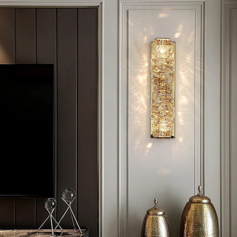 Laminated Crystal Wall Light-DWHOME
