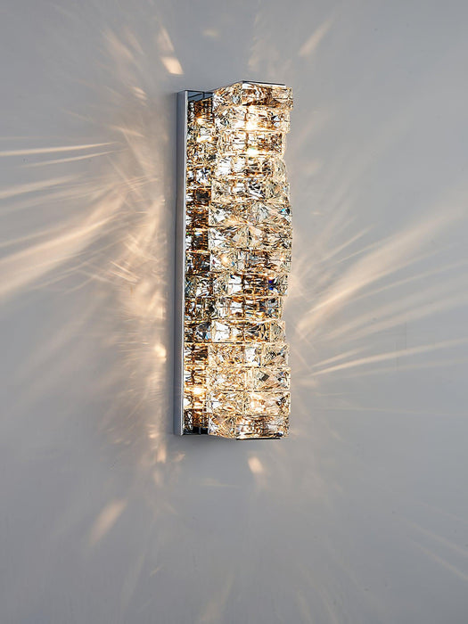 Laminated Crystal Wall Light.