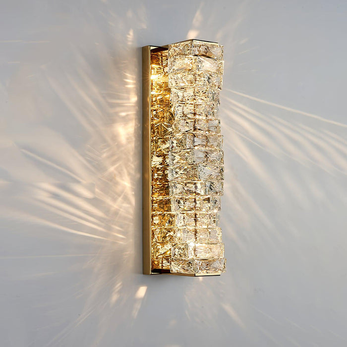 Laminated Crystal Wall Light.