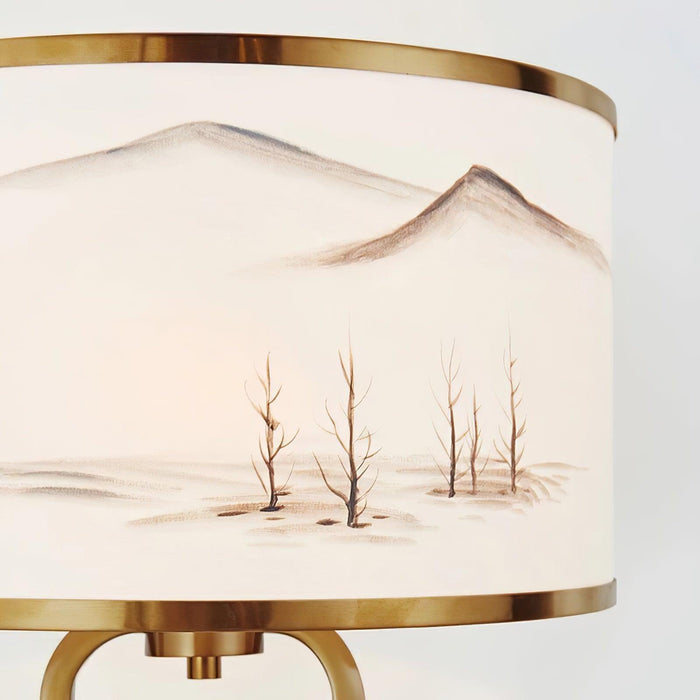 Landscape Painting Table Lamp-DWHOME
