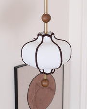 Lantern Fabric Pendant Light-DWHOME