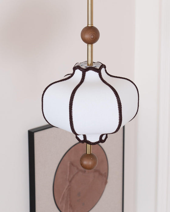 Lantern Fabric Pendant Light-DWHOME