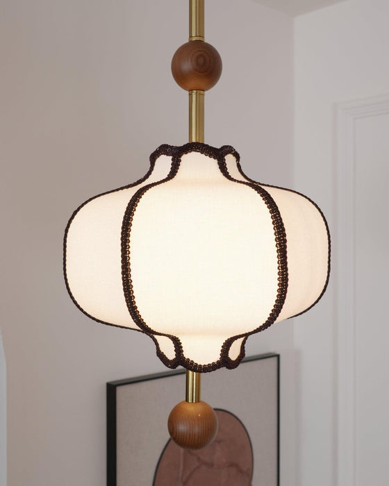 Lantern Fabric Pendant Light-DWHOME