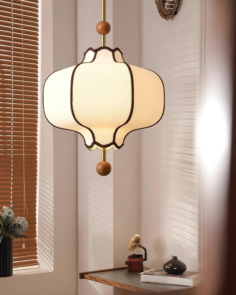 Lantern Fabric Pendant Light-DWHOME