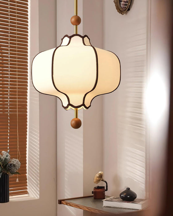 Lantern Fabric Pendant Light-DWHOME