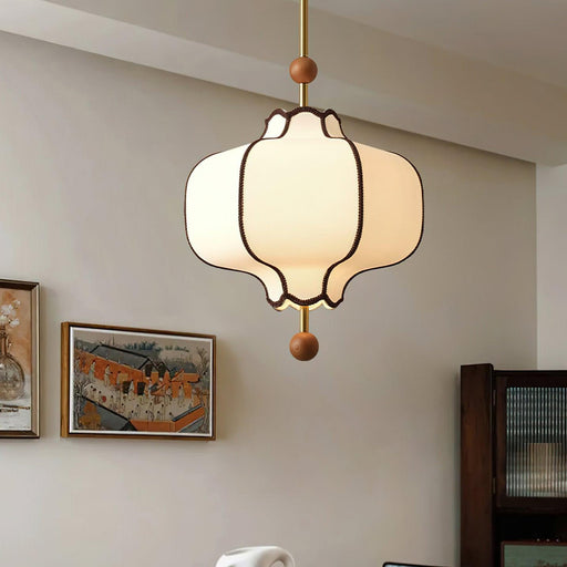 Lantern Fabric Pendant Light-DWHOME