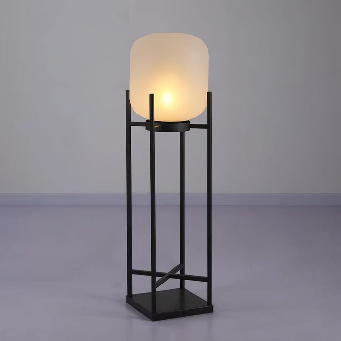 Lantern Outdoor Solar Floor Lamp-DWHOME