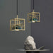 Lantern Square Pendant Lamp-DWHOME