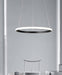 Lanuka Lampe suspendue à anneau rond moderne et minimaliste - DWHOME