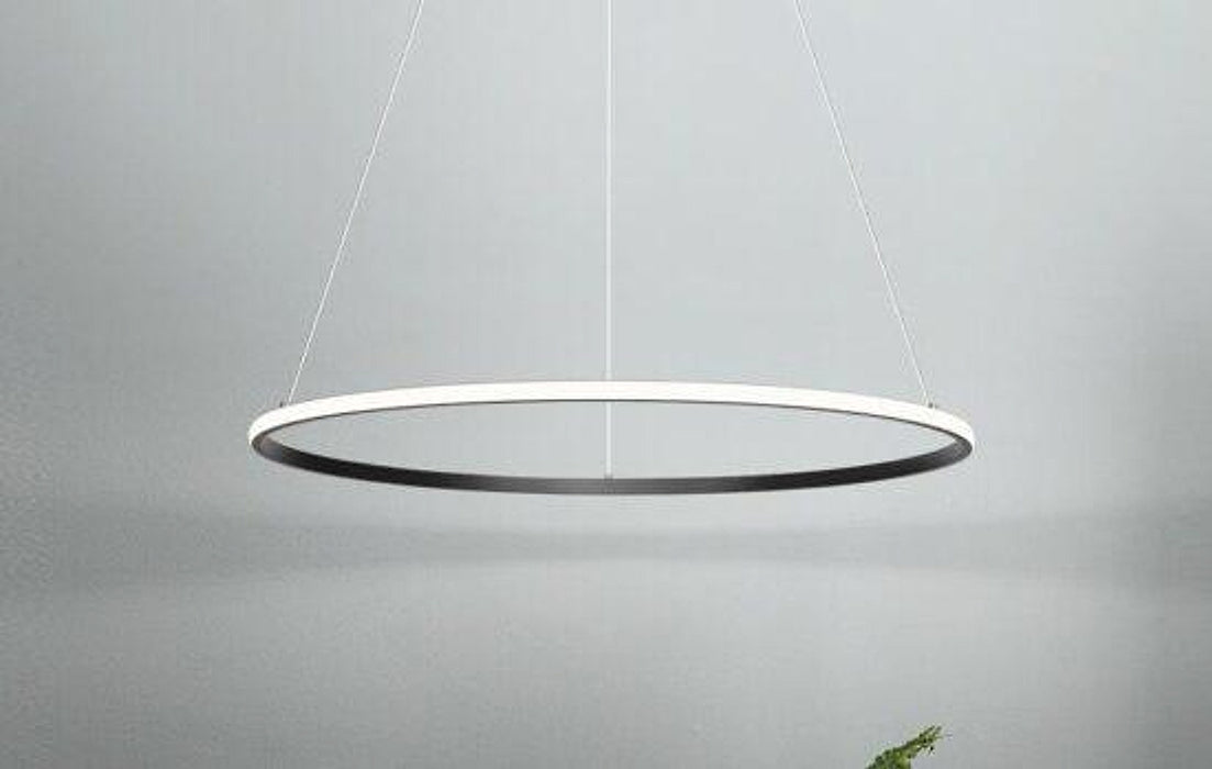 Lanuka Lampe suspendue en anneau rond moderne minimaliste - DWHOME