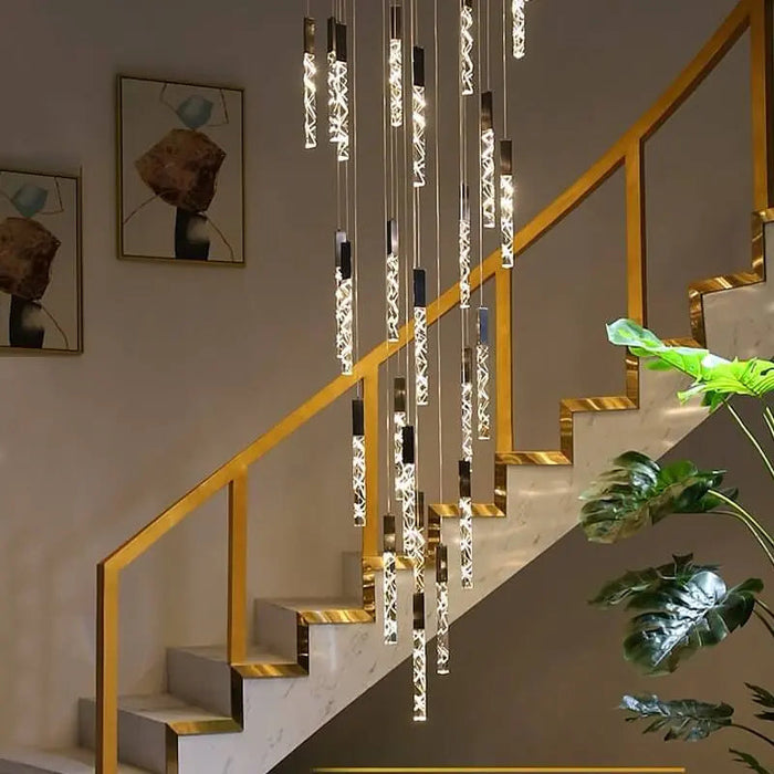 Large Crystal Chandeliers for High Ceilings.