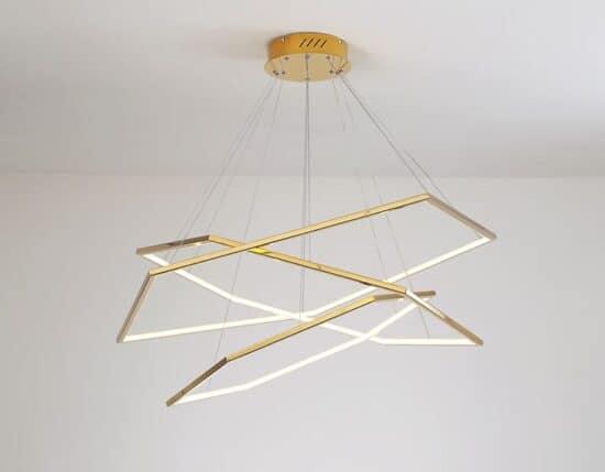 Laguuse Polygonal Large Rings Pendant Lamp.